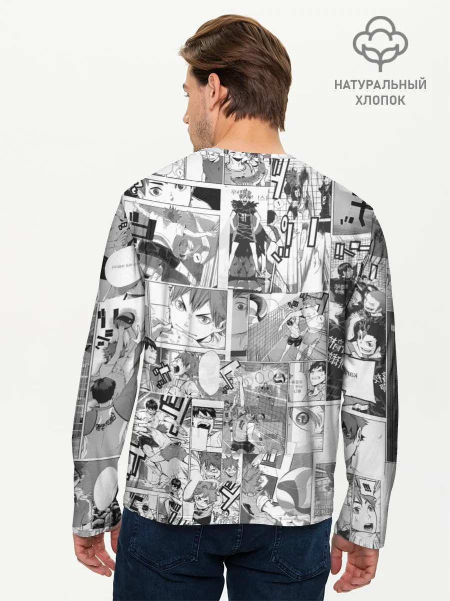 Мужской лонгслив базовый / Хината Се Haikyu!