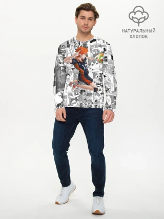 Мужской лонгслив базовый / Хината Се Haikyu!