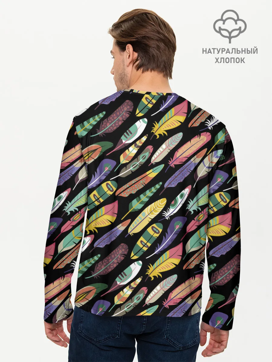 Мужской лонгслив базовый / Feathers 2022