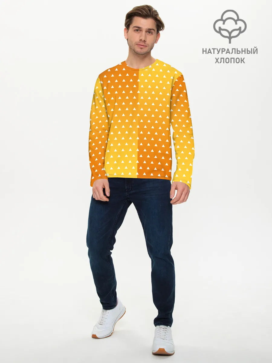 Мужской лонгслив базовый / ЗЕНИЦУ КИМОНО