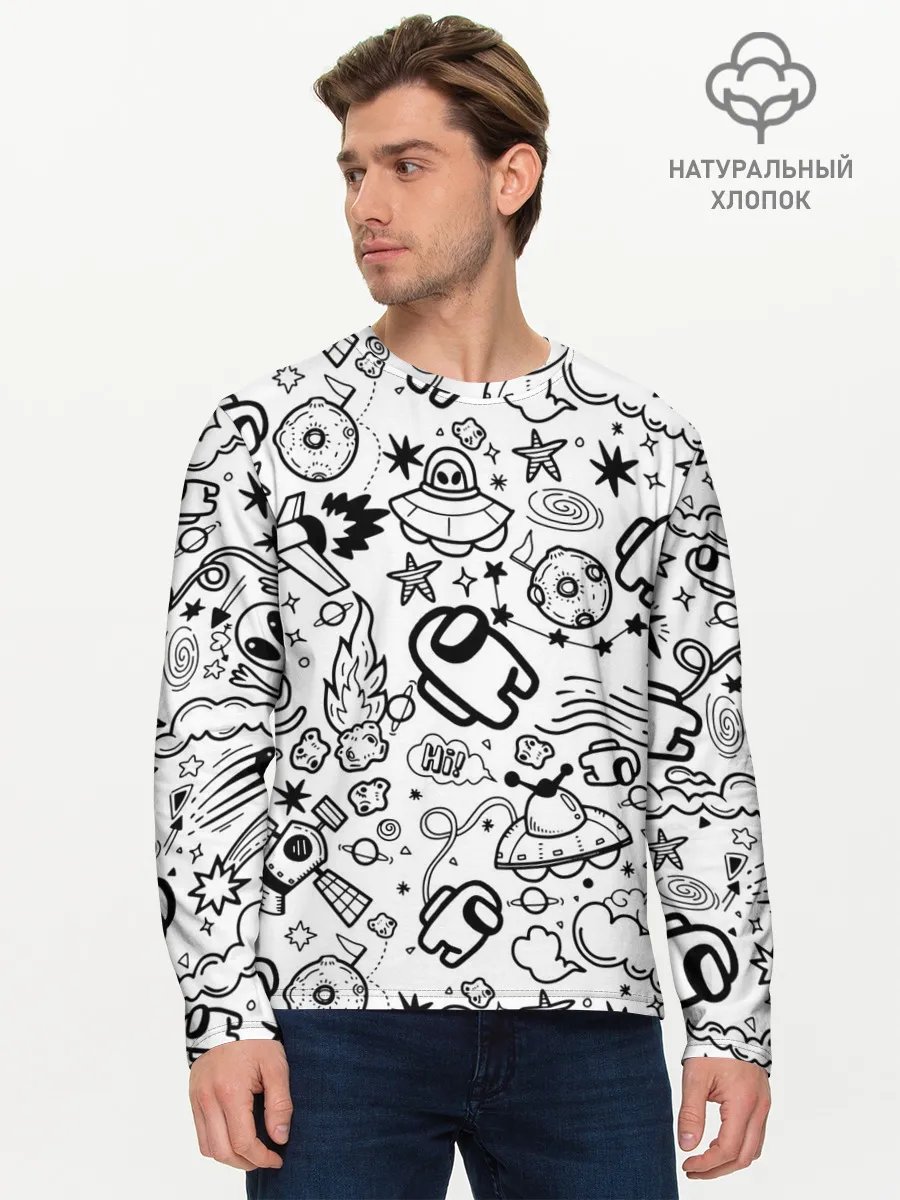 Мужской лонгслив базовый / AMONG US