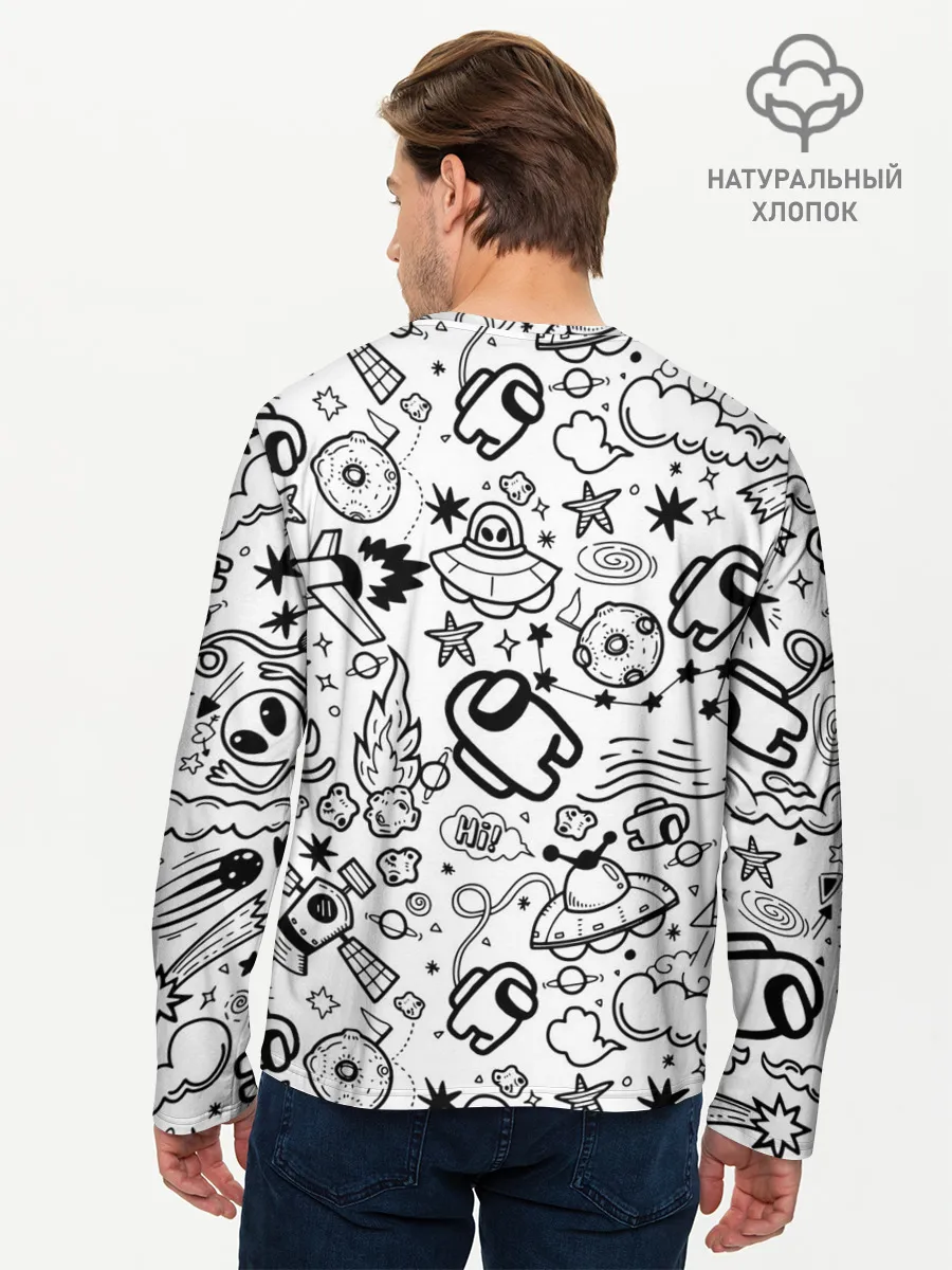 Мужской лонгслив базовый / AMONG US