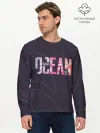 Мужской лонгслив базовый / Сёрфинг