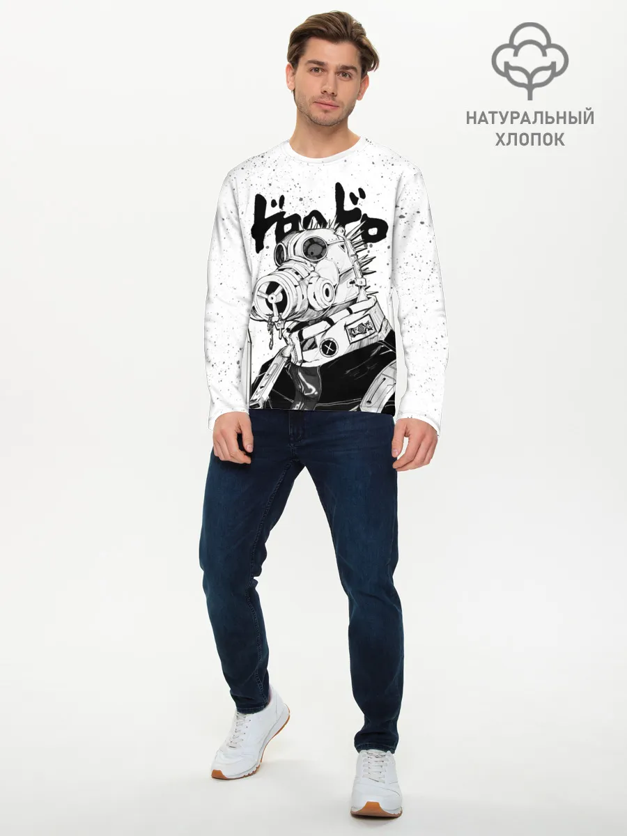 Мужской лонгслив базовый / Кайман Дорохедоро