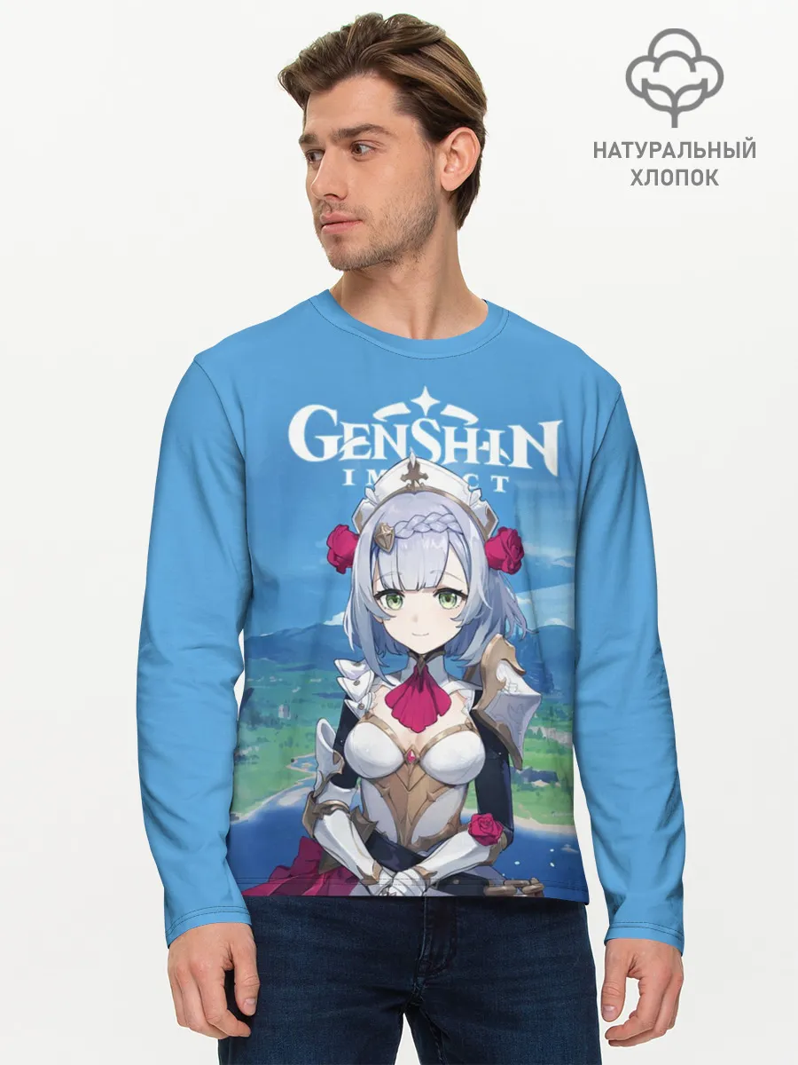 Мужской лонгслив базовый / Genshin Impact