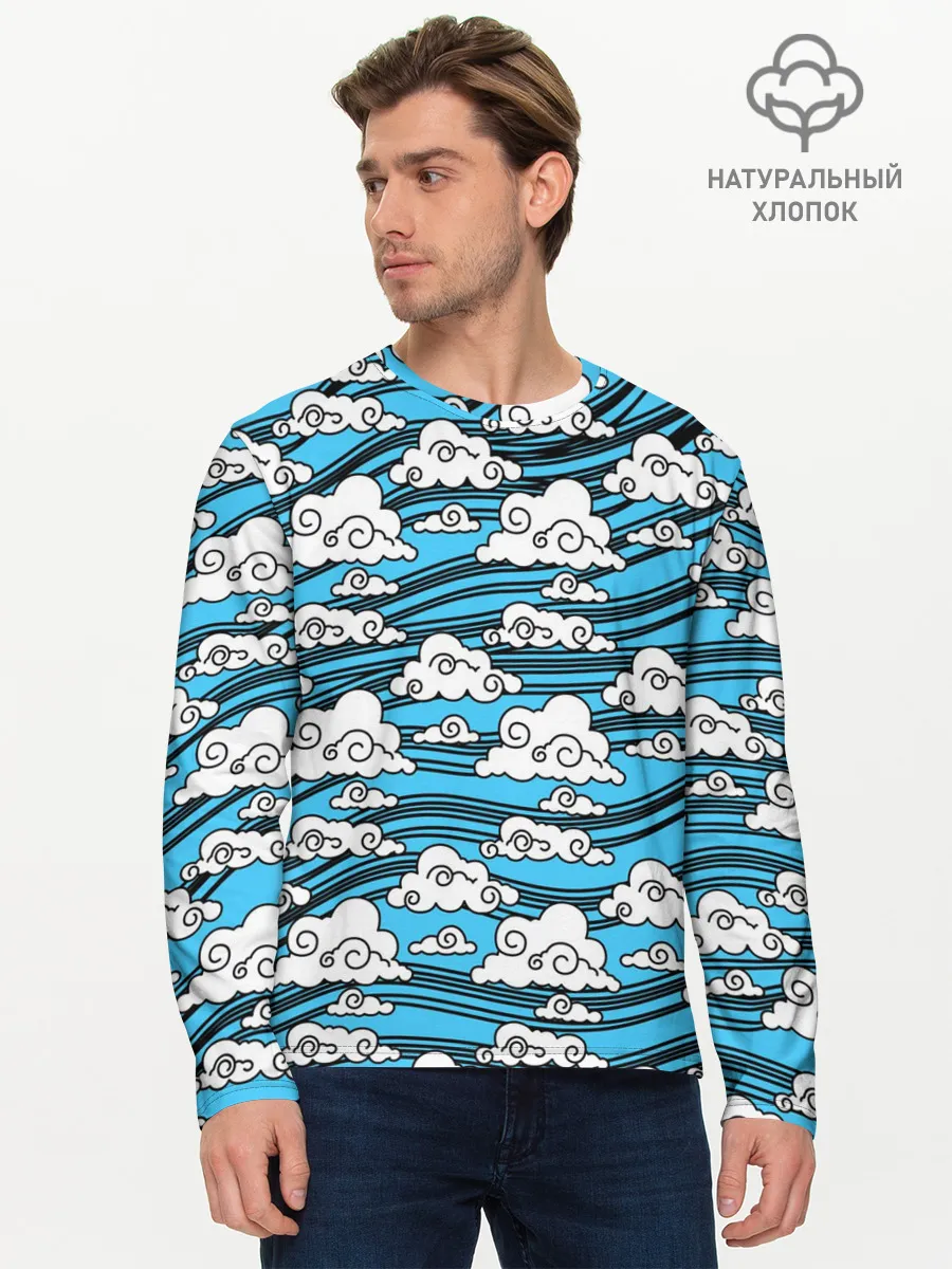 Мужской лонгслив базовый / КИМОНО ТАНДЖИРО