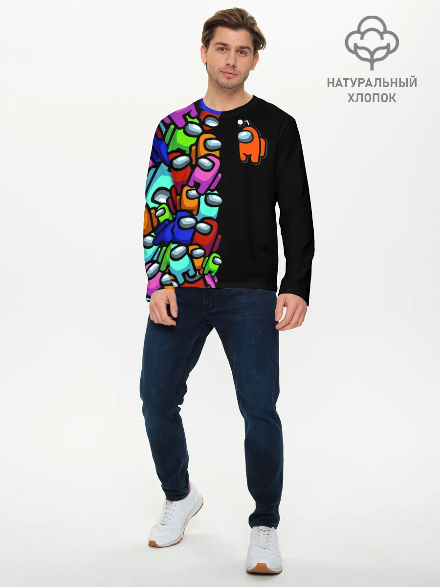 Мужской лонгслив базовый / Among us