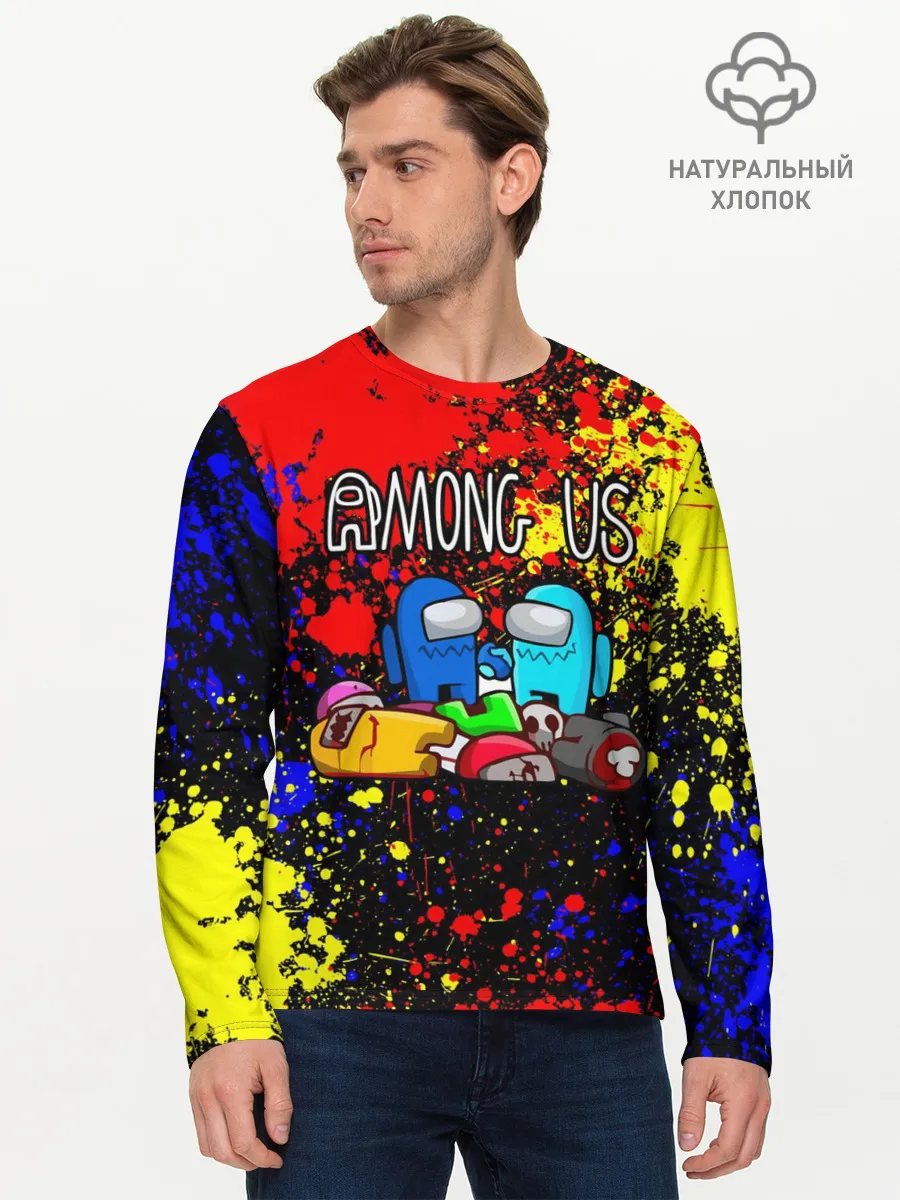 Мужской лонгслив базовый / AMONG US
