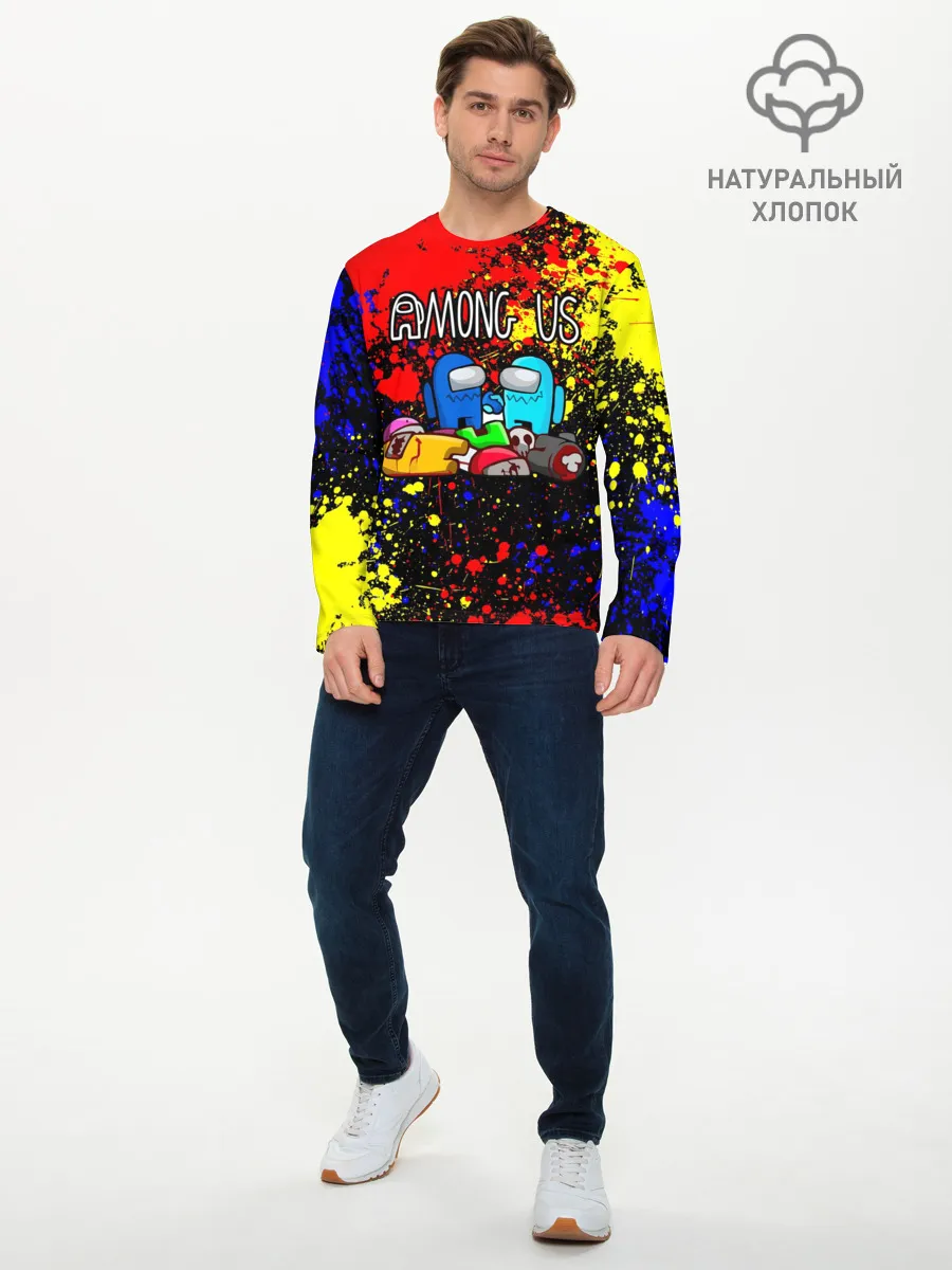 Мужской лонгслив базовый / AMONG US