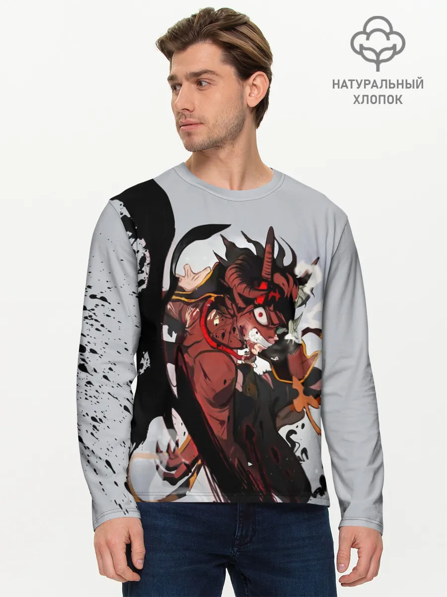 Мужской лонгслив базовый / Hell Asta