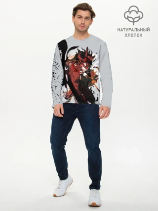 Мужской лонгслив базовый / Hell Asta