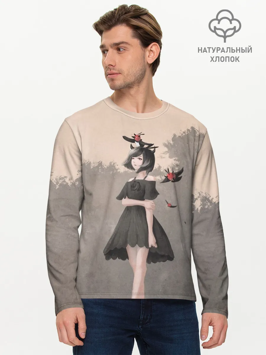 Мужской лонгслив базовый / Secre Swallowtail