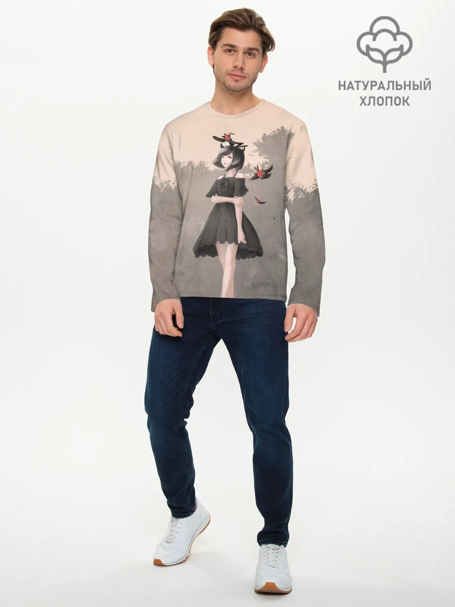 Мужской лонгслив базовый / Secre Swallowtail