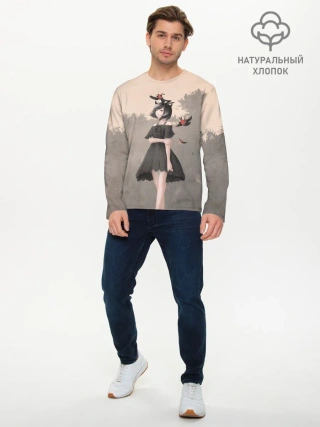 Мужской лонгслив базовый / Secre Swallowtail