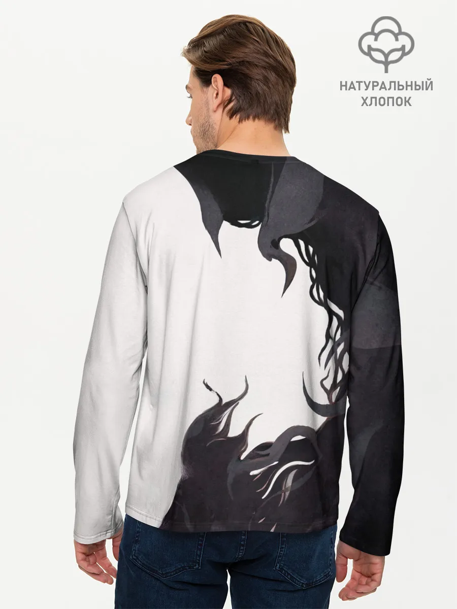 Мужской лонгслив базовый / Black Asta