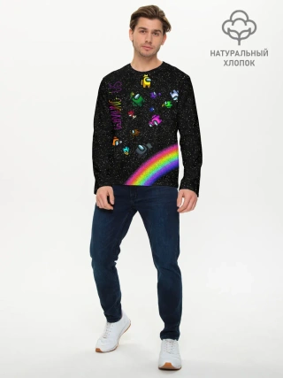 Мужской лонгслив базовый / Among Us