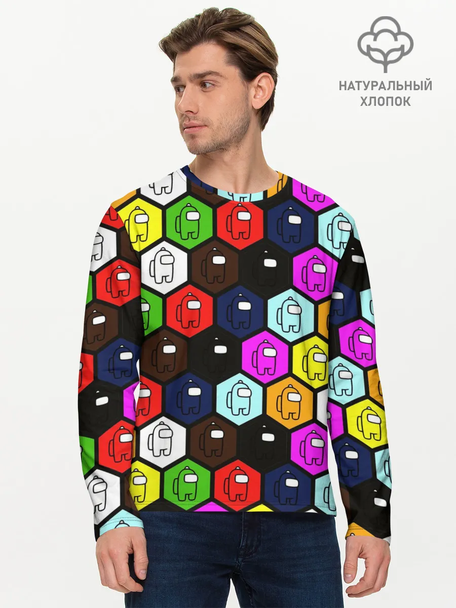 Мужской лонгслив базовый / AMONG US