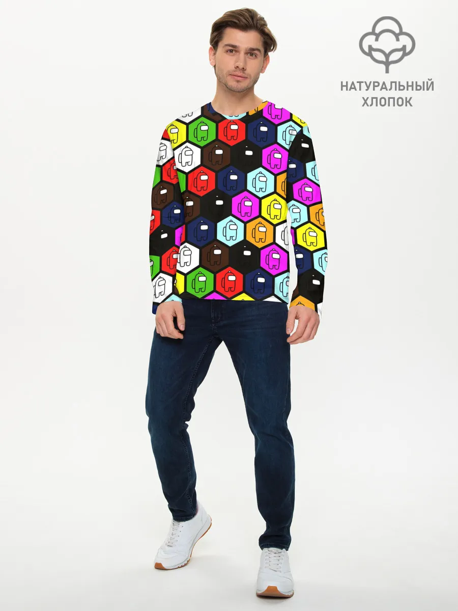 Мужской лонгслив базовый / AMONG US