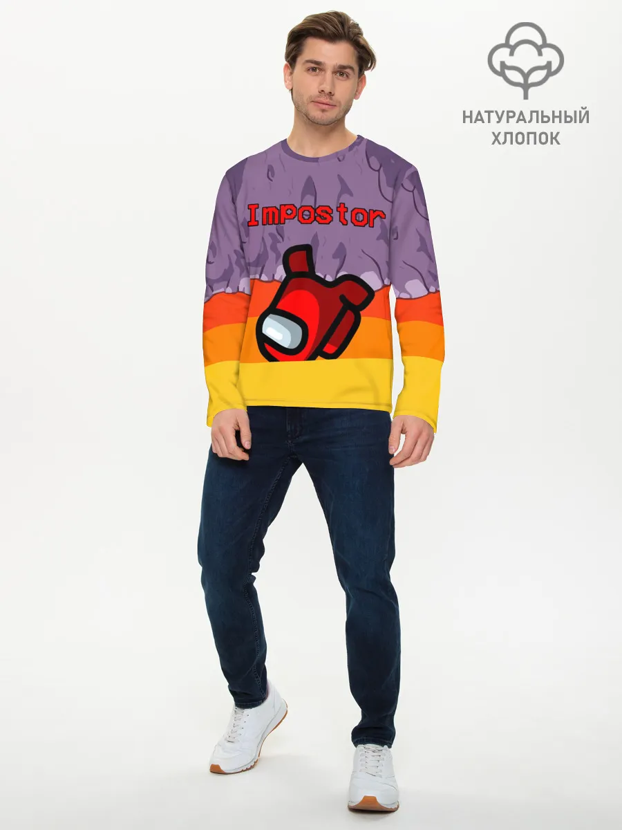 Мужской лонгслив базовый / AMONG US