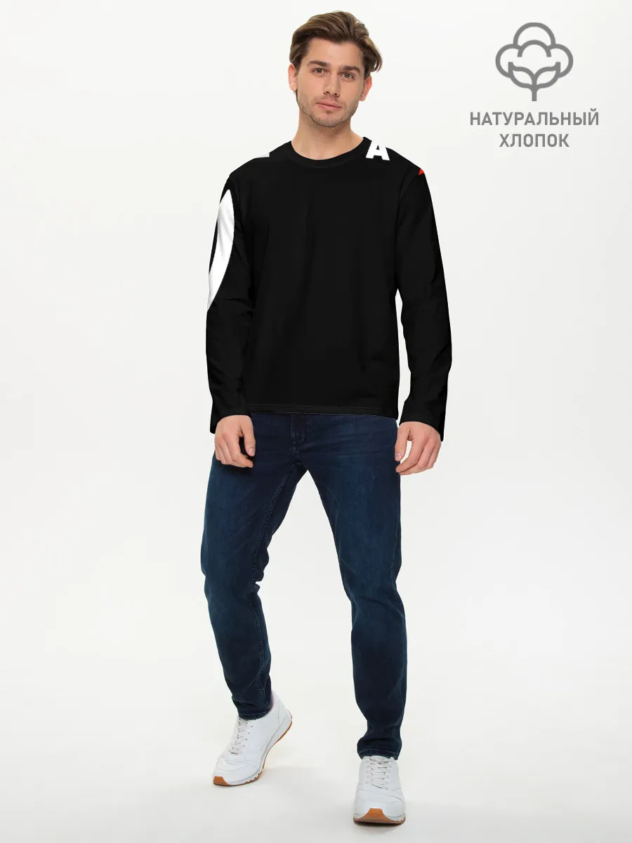 Мужской лонгслив базовый / gg lightning orange