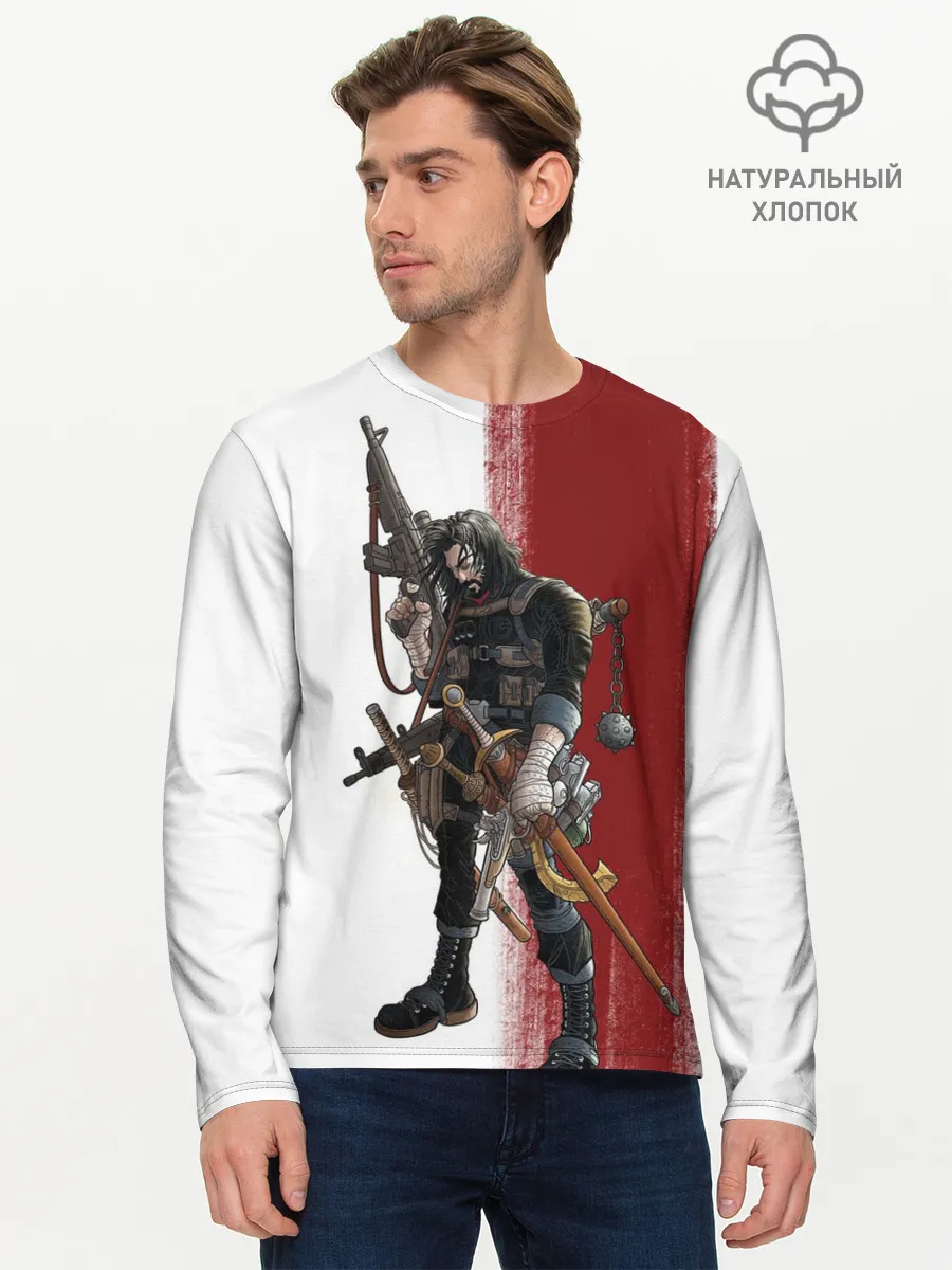 Мужской лонгслив базовый / BRZRZR