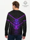 Мужской лонгслив базовый / Ултрофиолеовый угол 3D