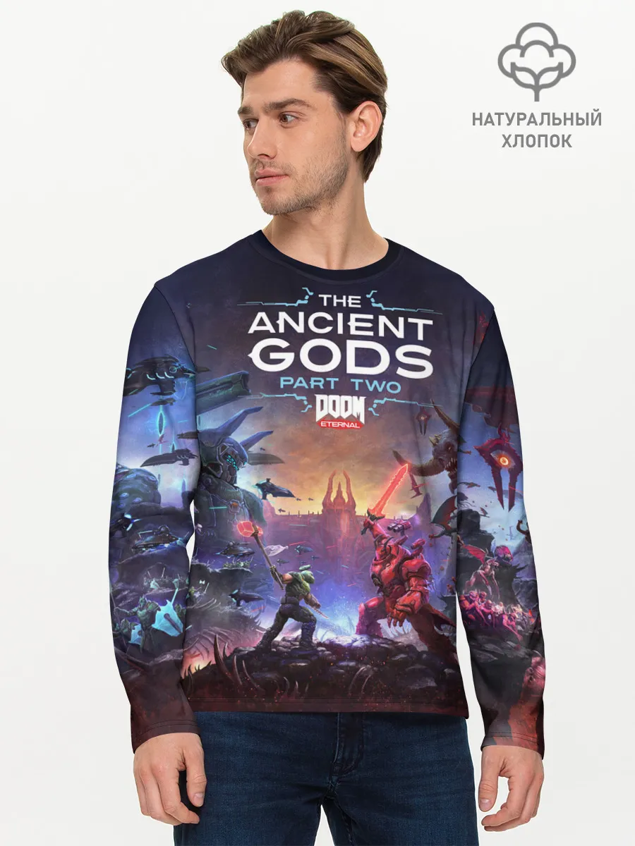 Мужской лонгслив базовый / DOOM Eternal: The Ancient Gods