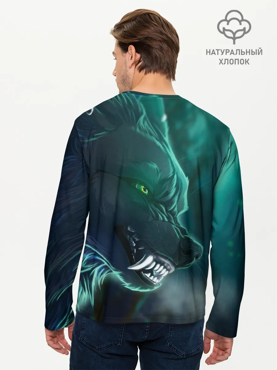 Мужской лонгслив базовый / ВОЛЧИЙ ОСКАЛ