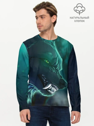 Мужской лонгслив базовый / ВОЛЧИЙ ОСКАЛ