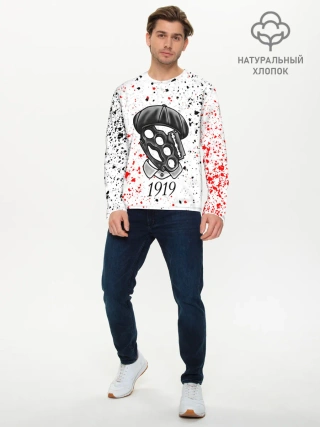 Мужской лонгслив базовый / ОСТРЫЕ КОЗЫРЬКИ
