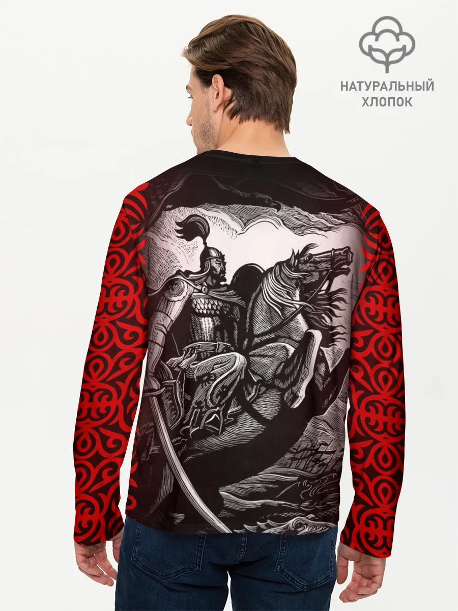 Мужской лонгслив базовый / МАНАС Баатыр
