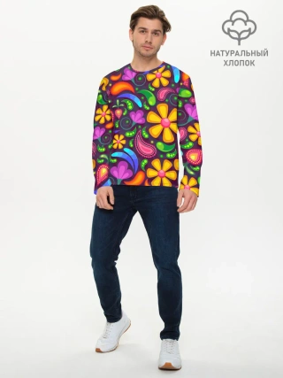 Мужской лонгслив базовый / Пляжная