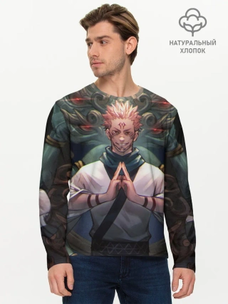 Мужской лонгслив базовый / МАГИЧЕСКАЯ БИТВА | SUKUNA