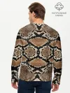 Мужской лонгслив базовый / Snake Skin