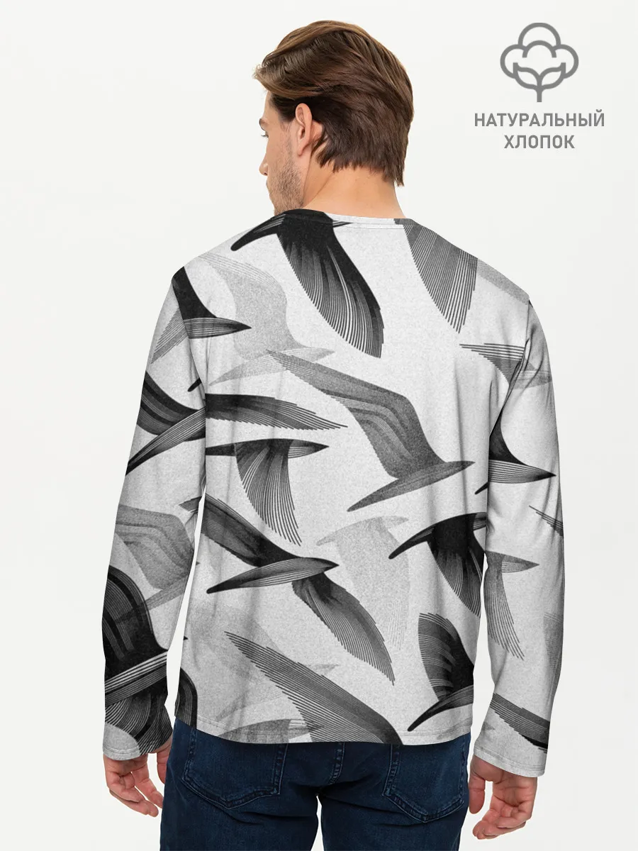 Мужской лонгслив базовый / Барбер