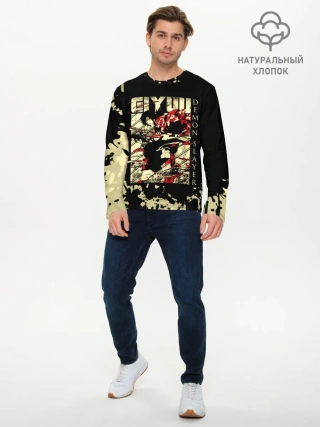 Мужской лонгслив базовый / GIYU Demon Slayer