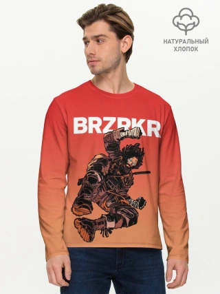 Мужской лонгслив базовый / BRZRKR