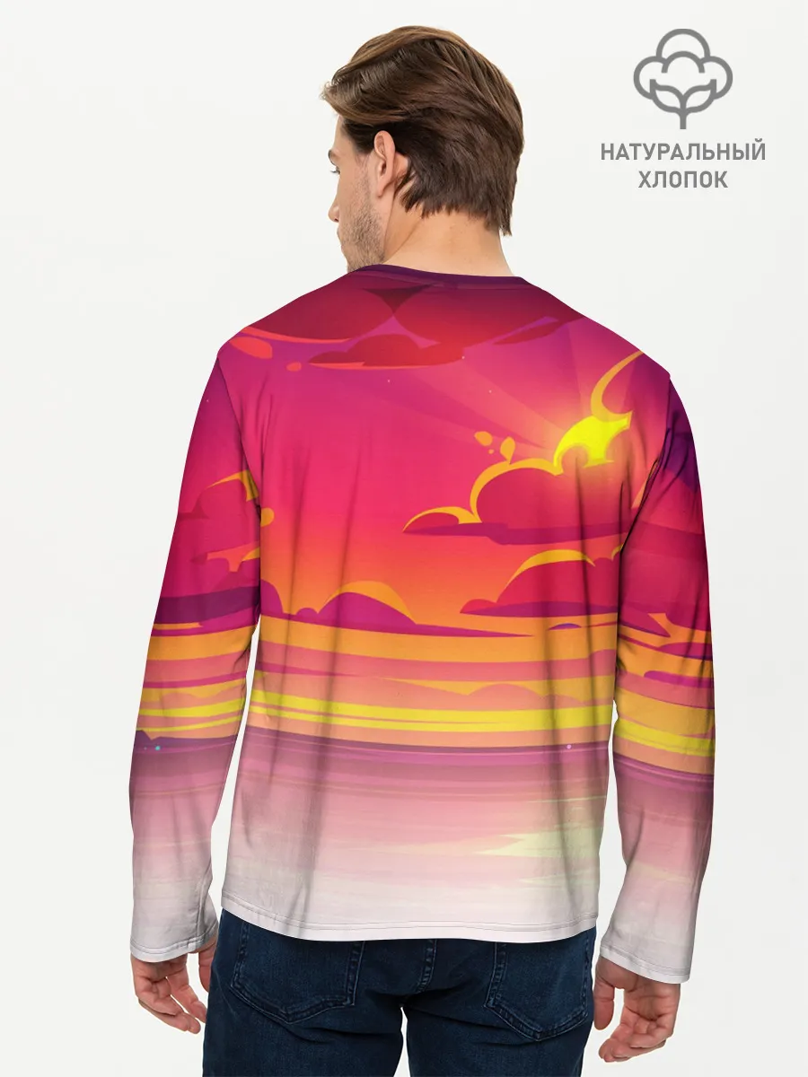 Мужской лонгслив базовый / КЛИНОК, РАССЕКАЮЩИЙ ДЕМОНОВ