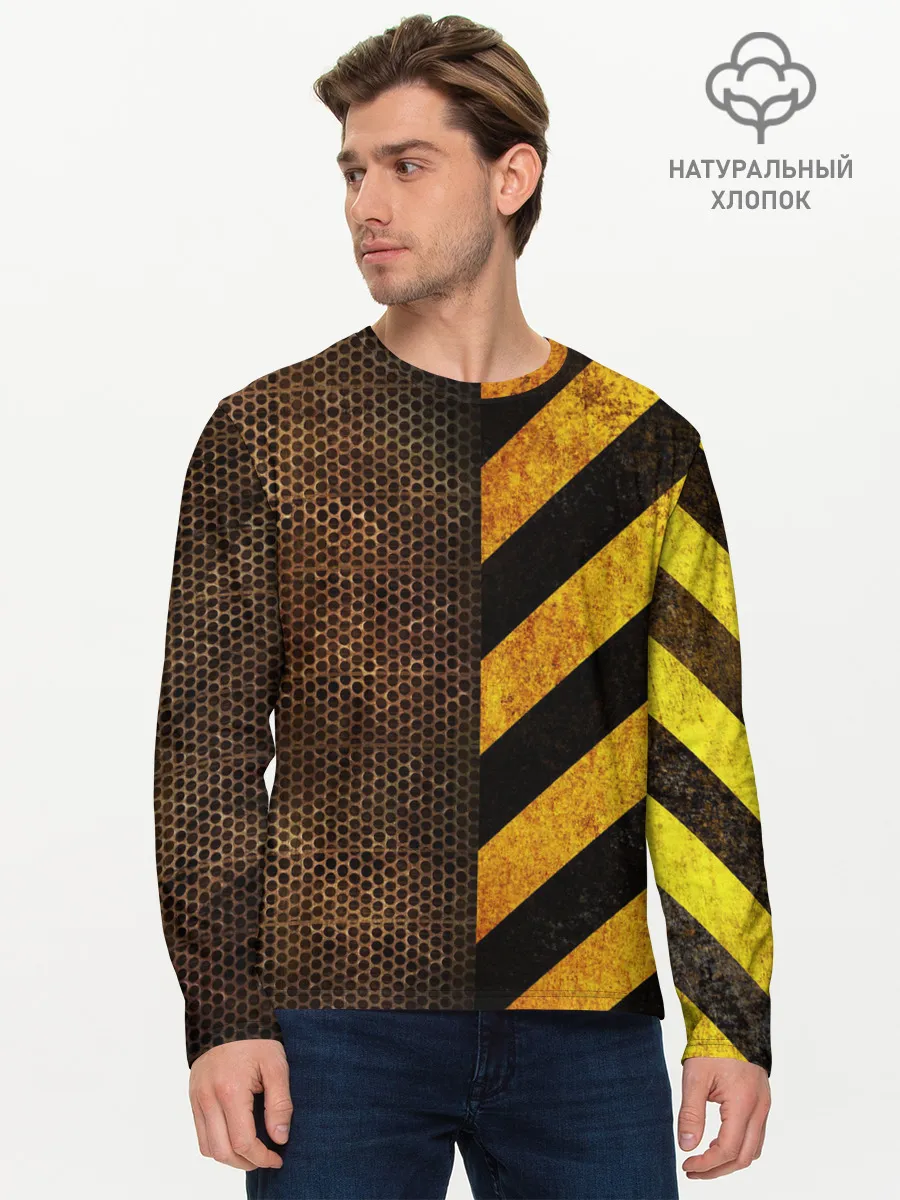 Мужской лонгслив базовый / Metal Barrier