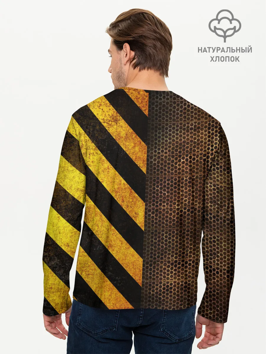 Мужской лонгслив базовый / Metal Barrier