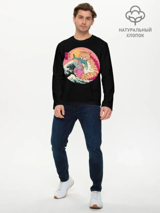 Мужской лонгслив базовый / CATZILLA