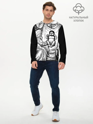Мужской лонгслив базовый / Манас Баатыр
