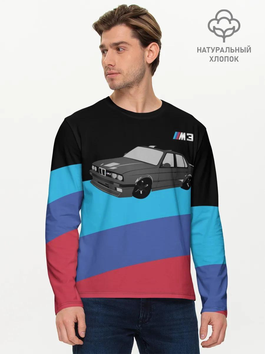Мужской лонгслив базовый / BMW M3