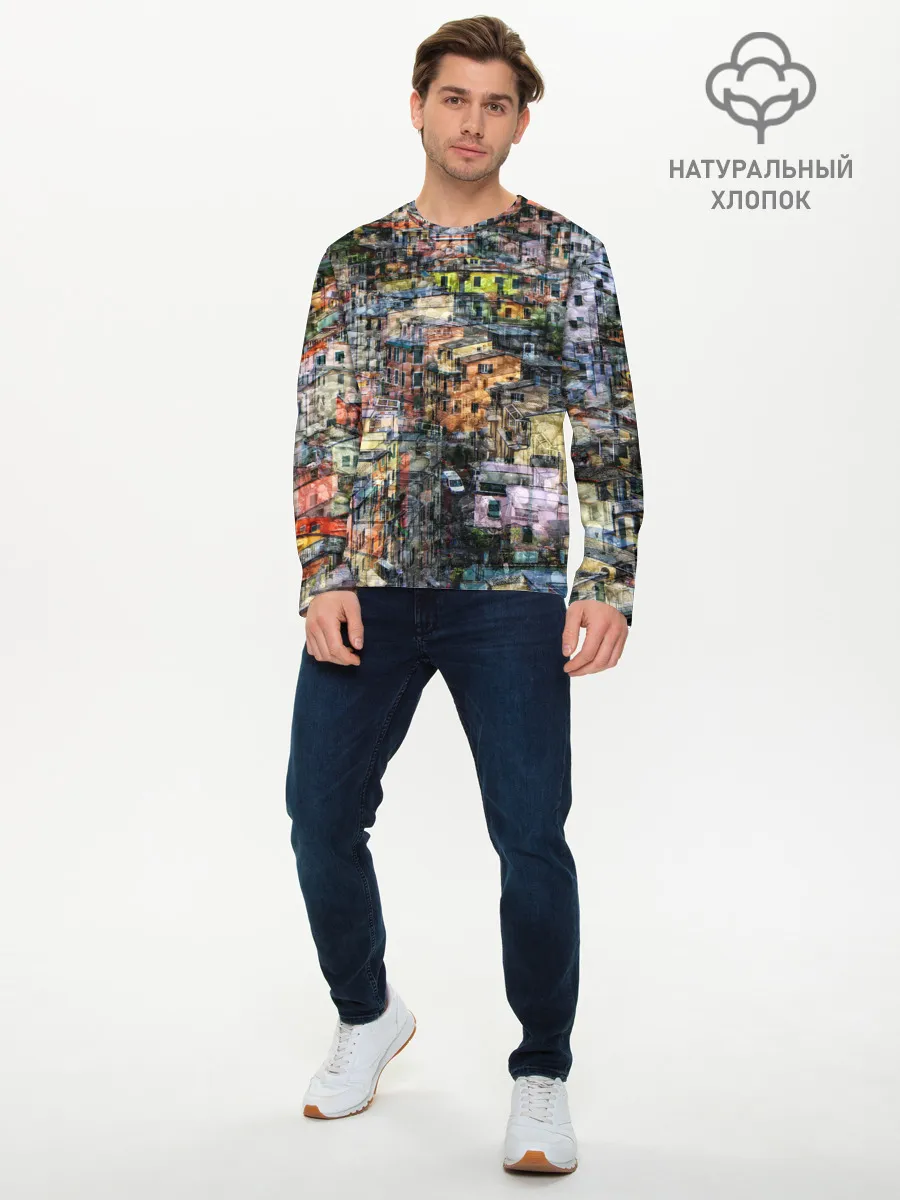 Мужской лонгслив базовый / ГОРОДОК