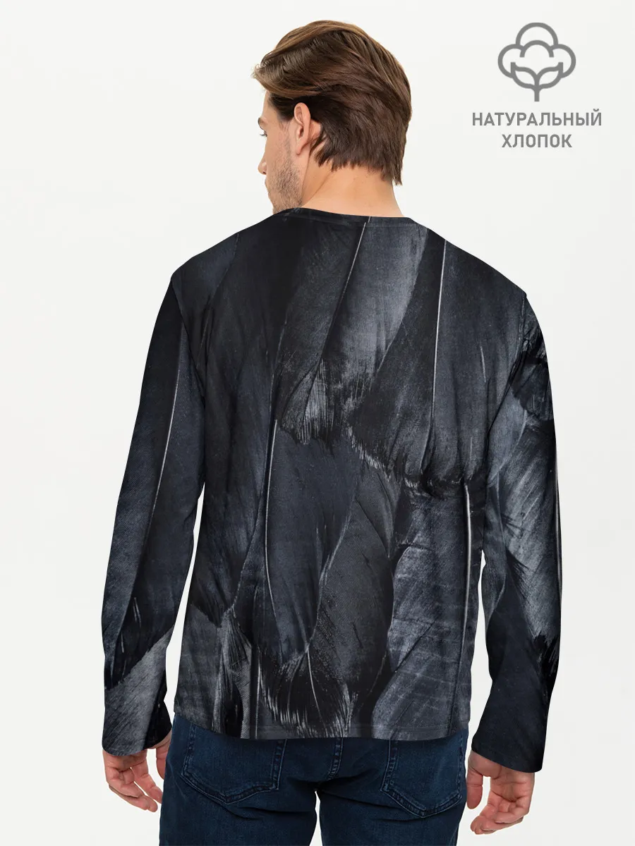 Мужской лонгслив базовый / ВОРОНА