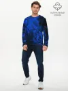 Мужской лонгслив базовый / Blue Fire