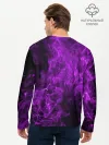 Мужской лонгслив базовый / Violet Fire