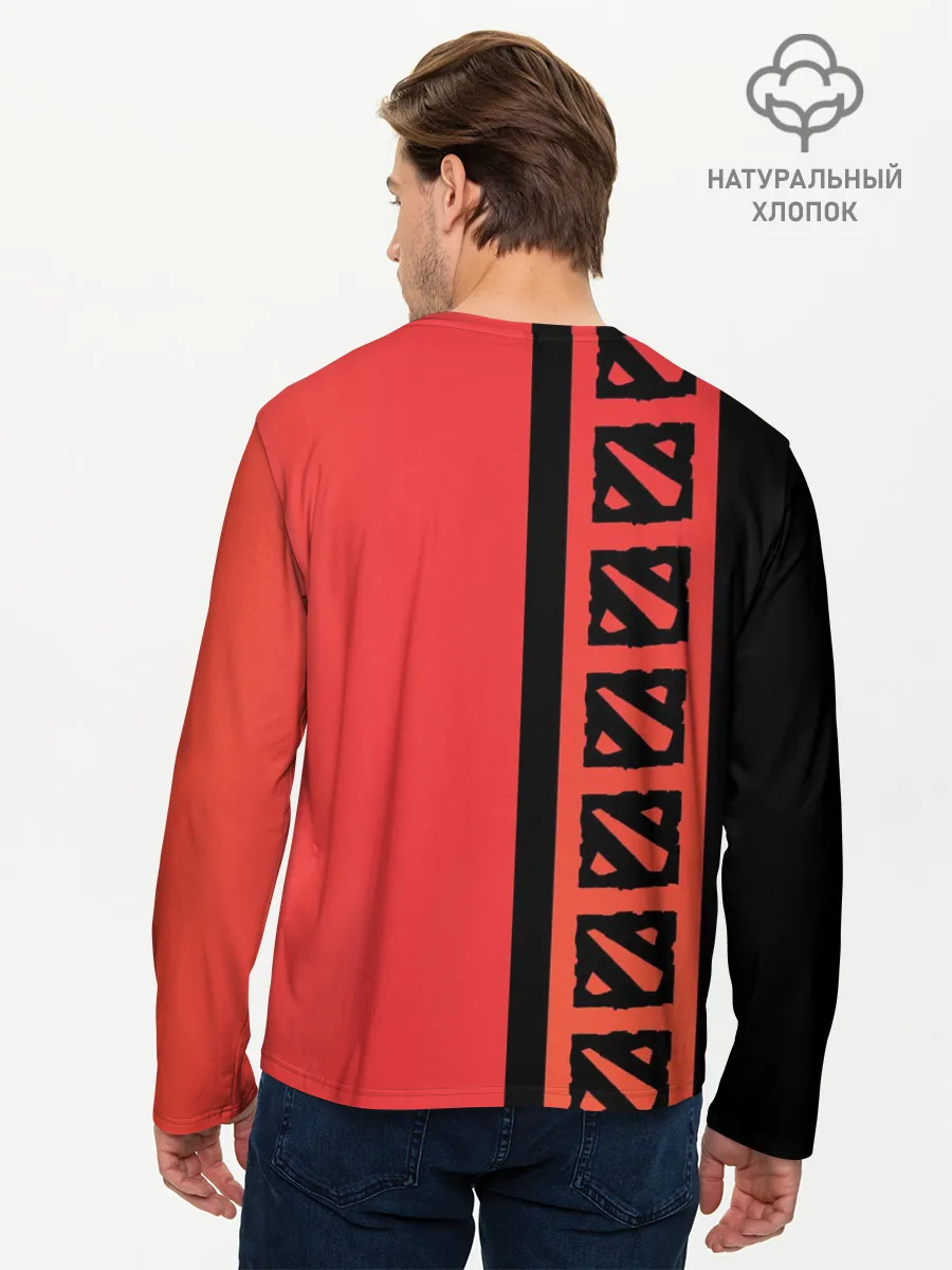 Мужской лонгслив базовый / Dota 2