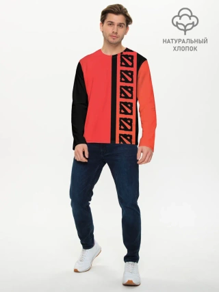 Мужской лонгслив базовый / Dota 2