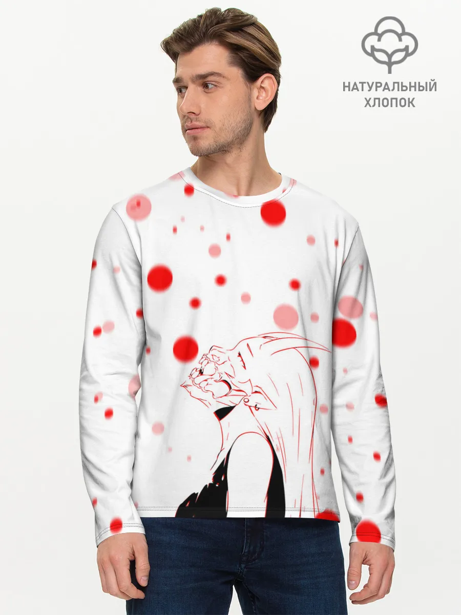 Мужской лонгслив базовый / AHEGAO KAGUYA